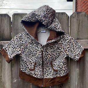 Canyon River Blues leopard print hoodie sz. 14-16